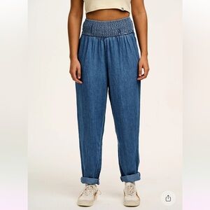 Lucy & Yak Alexa Trousers in Midwash Blue
